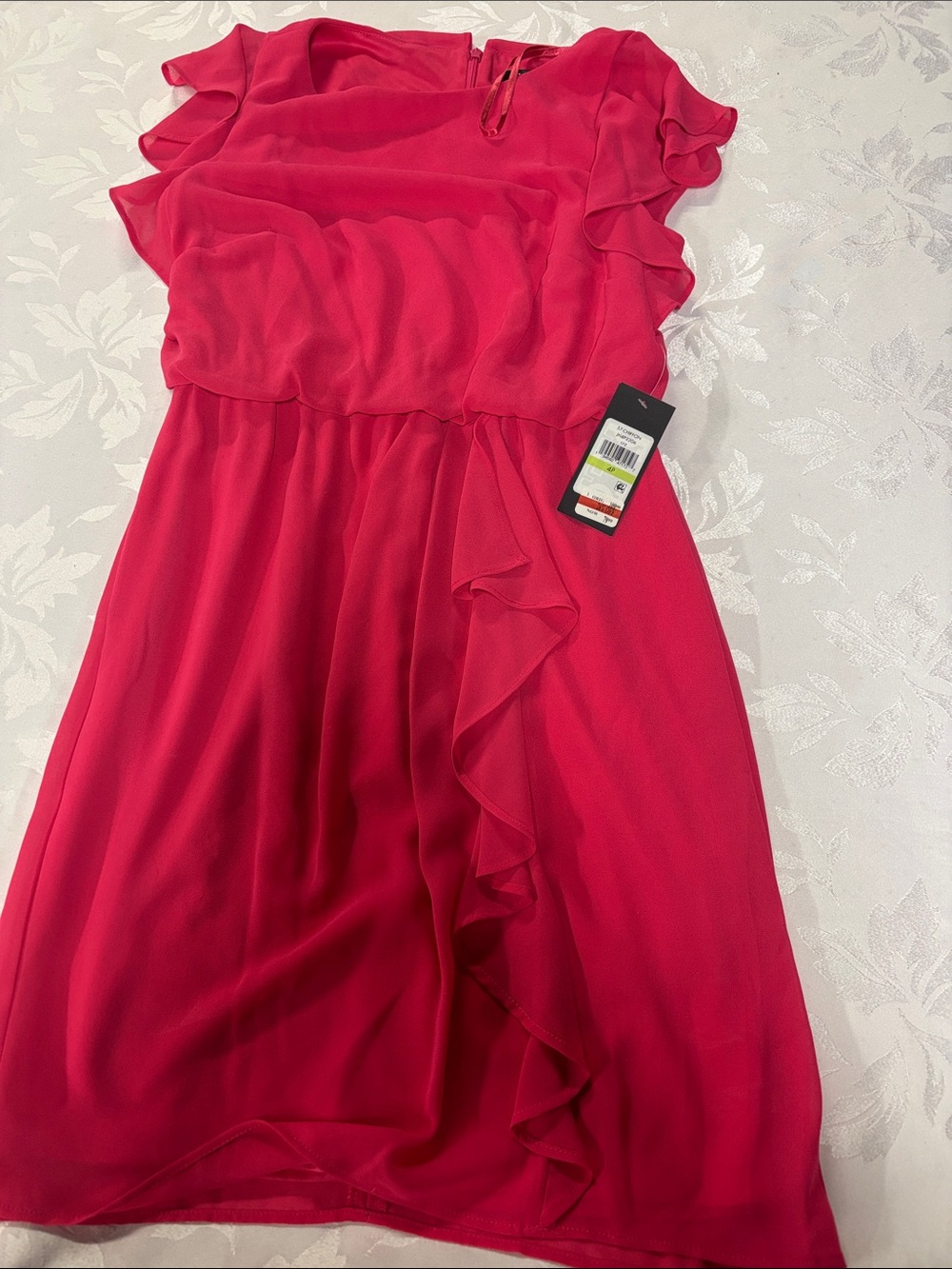 Jessica Howard Fuchsia Ruffle Party, nwt, 4p
